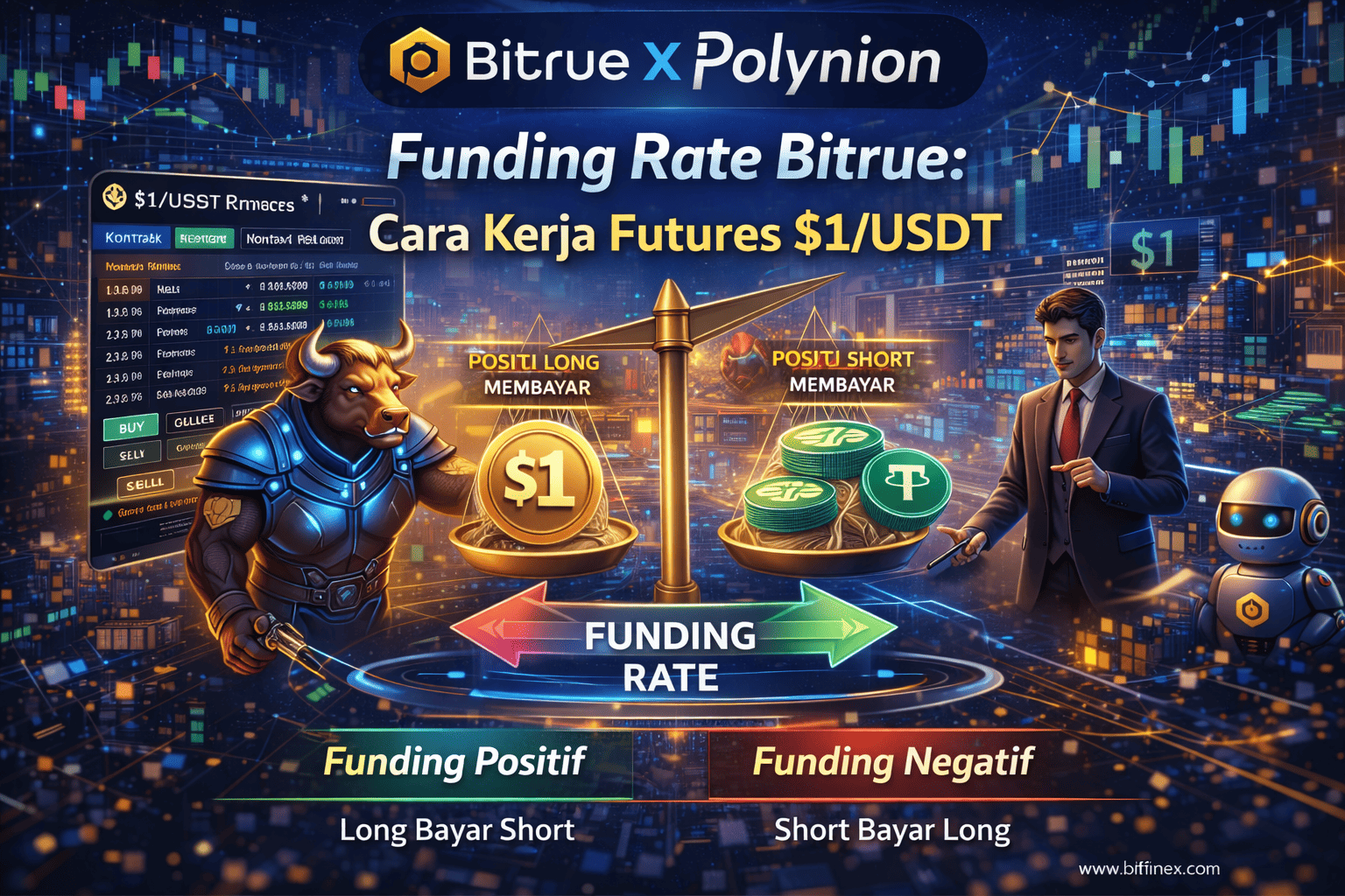 Funding Rate Bitrue: Cara Kerja Futures $1/USDT